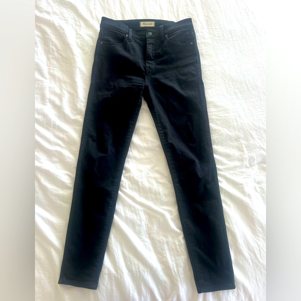 Madewell Black High-Rise Skinny Jeans